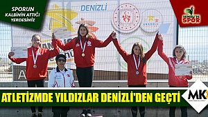 Atletizmde yıldızlar Denizli'den geçti