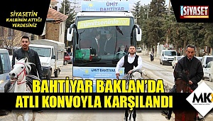 Bahtiyar, “Kolumuza girin hep birlikte yürüyelim”