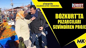 Bozkurt’ta pazarcıları sevindiren proje