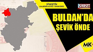 Buldan'da MHP adayı Şevik önde 