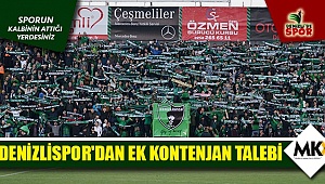 Denizlispor'dan ek kontenjan talebi