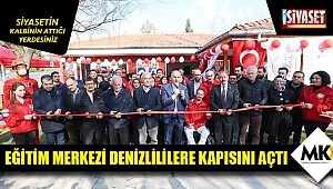 Eğitim merkezi Denizlililere kapısını açtı