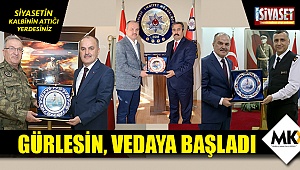 Gürlesin, vedaya başladı