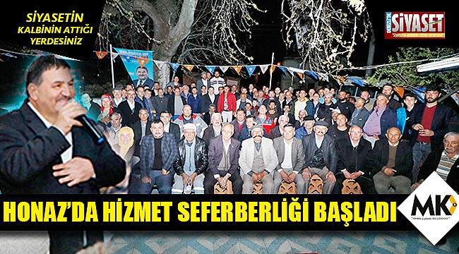 Honaz’da hizmet seferberliği başladı