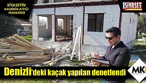 İmar barışından faydalanan yapılan denetlendi