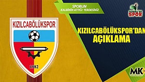 Kızılcabölükspor'dan açıklama