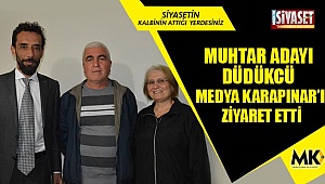 Muhtar adayı Düdükcü Medya Karapınar'ı ziyaret etti