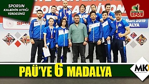 PAÜ’ye 6 madalya