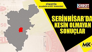 Serinhisar'da kesin olmayan sonuçlar