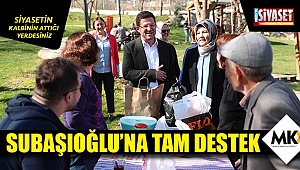 Subaşıoğlu'na tam destek