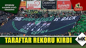 Taraftar rekoru kırdı