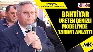 “Tarımda yapacağımız çok şeyler var”