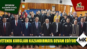 Yetenek kursları kazandırmaya devam ediyor