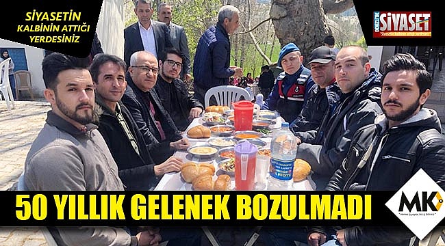 50 yıllık gelenek bozulmadı