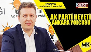 AK Parti heyeti Ankara yolcusu