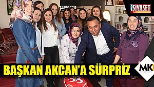 Başkan Akcan’a sürpriz