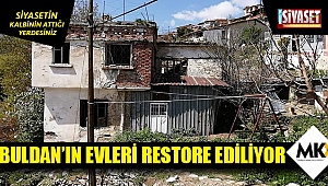 Buldan’ın evleri restore ediliyor