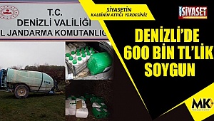  Denizli'de 600 Bin TL'lik soygun