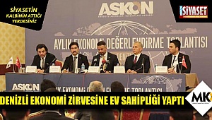 Denizli ekonomi zirvesine ev sahipliği yaptı