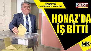 Honaz'da iş bitti