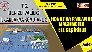 Honaz’da patlayıcı malzemeler ele geçirildi