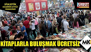 Kitaplarla buluşmak ücretsiz