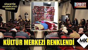 Kültür Merkezi renklendi