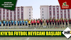 KYK'da futbol heyecanı başladı