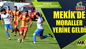 Mekik'de moraller yerine geldi