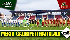 Mekik  galibiyeti hatırladı