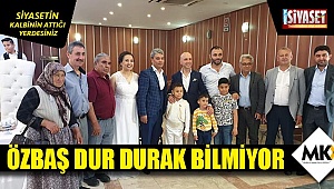 Özbaş dur durak bilmiyor