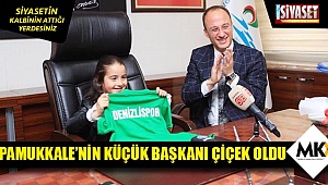 Pamukkale’nin küçük başkanı Çiçek oldu