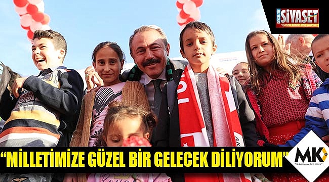 Şahin Tin, “Milletimize güzel bir gelecek diliyorum”