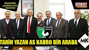 Tarih yazan as kadro bir arada
