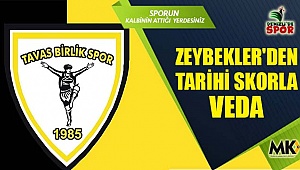 Zeybekler'den tarihi skorla veda