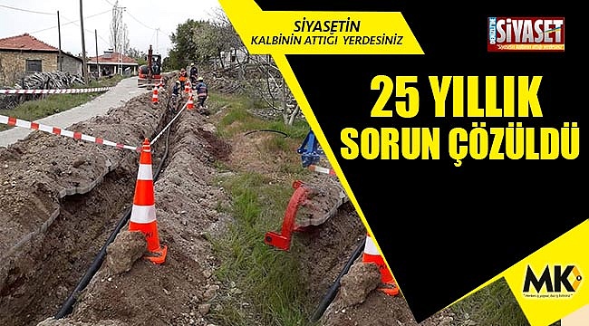 25 yıllık sorun çözüldü