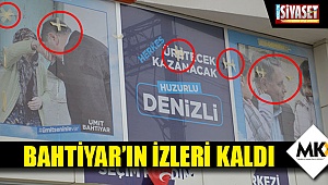 Bahtiyar’ın izleri kaldı