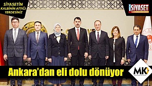 Bakan Kurum’a ilçe taleplerini iletti