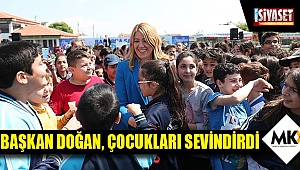 Başkan Doğan, çocukları sevindirdi