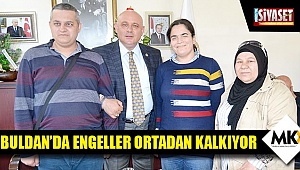 Buldan’da engeller ortadan kalkıyor