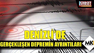 Denizli’de gerçekleşen depremin ayrıntıları