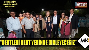 Doğan; ''Dertleri dert yerinde dinleyeceğiz''