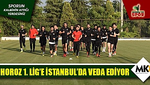 Horoz 1. lig'e veda ediyor