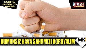 “Kendinize bir iyilik yapın, bu önemli günde sigarayı bırakın”