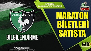 Maraton biletleri satışta