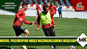 Mekik, Pazarspor maçı hazırlıklarına başladı