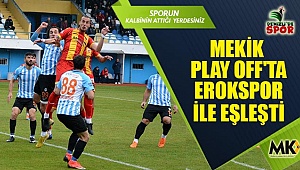 Mekik Play off'ta Erokspor ile eşleşti