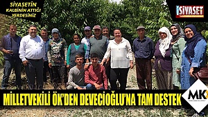 Milletvekili Nilgün Ök ve Devecioğlu Honaz'da destek turunda