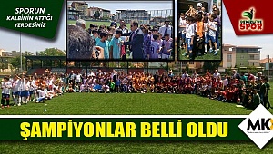 Minikler futbol şenliği sona erdi
