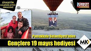 Pamukkale Belediyesi’nden gençlere 19 Mayıs hediyesi